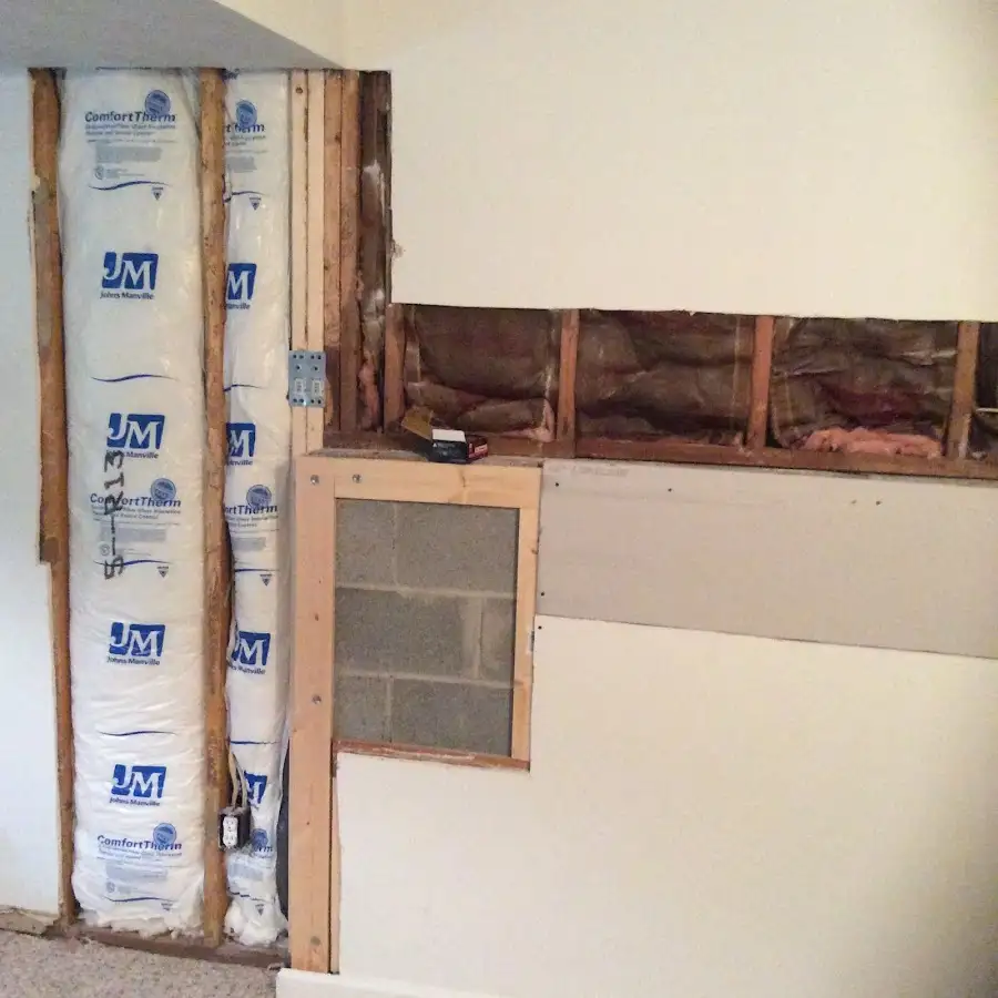 Wall insulation replacement during Structural Drying in Forest Acres